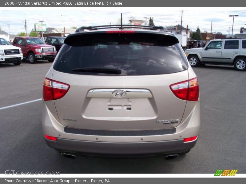 Satin Beige Metallic / Beige 2008 Hyundai Veracruz Limited AWD