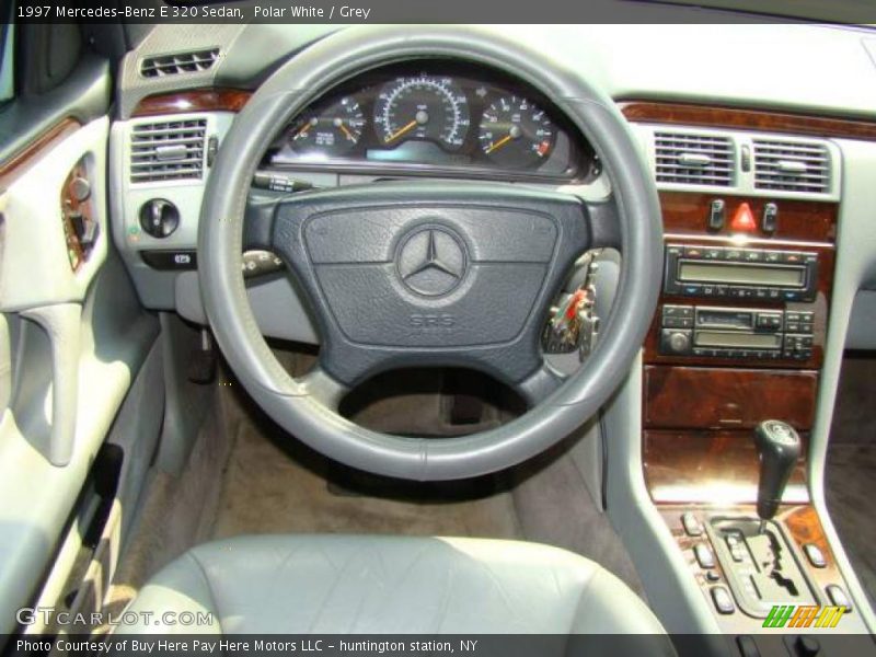 Polar White / Grey 1997 Mercedes-Benz E 320 Sedan