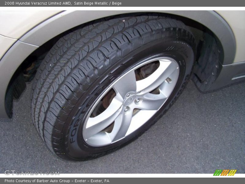 Satin Beige Metallic / Beige 2008 Hyundai Veracruz Limited AWD