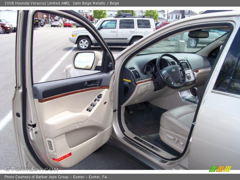 Satin Beige Metallic / Beige 2008 Hyundai Veracruz Limited AWD