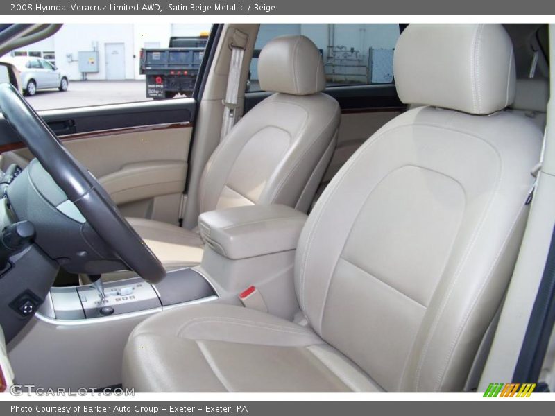 Satin Beige Metallic / Beige 2008 Hyundai Veracruz Limited AWD