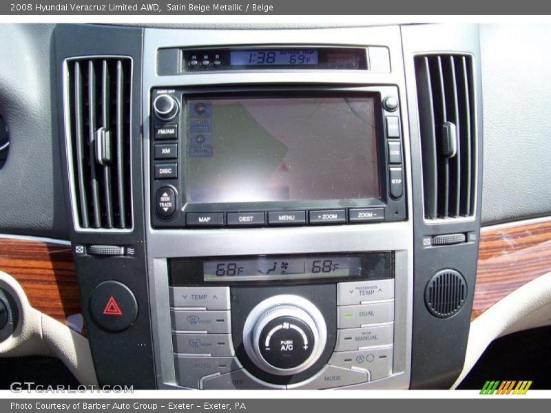 Satin Beige Metallic / Beige 2008 Hyundai Veracruz Limited AWD