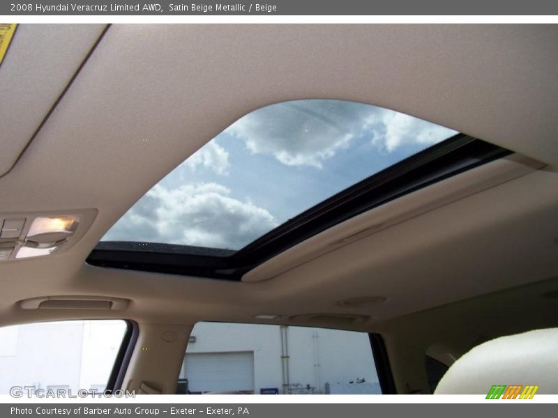 Satin Beige Metallic / Beige 2008 Hyundai Veracruz Limited AWD