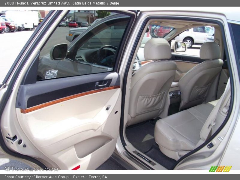 Satin Beige Metallic / Beige 2008 Hyundai Veracruz Limited AWD