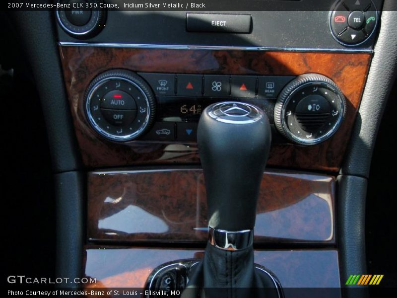 Iridium Silver Metallic / Black 2007 Mercedes-Benz CLK 350 Coupe