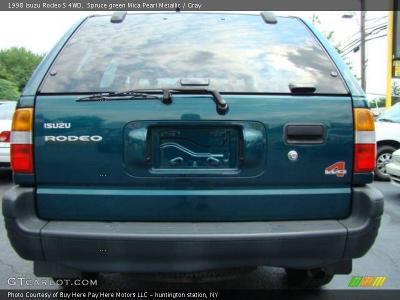 Spruce green Mica Pearl Metallic / Gray 1998 Isuzu Rodeo S 4WD