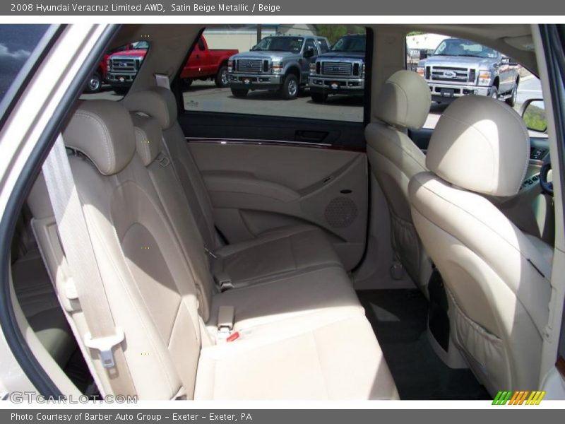 Satin Beige Metallic / Beige 2008 Hyundai Veracruz Limited AWD