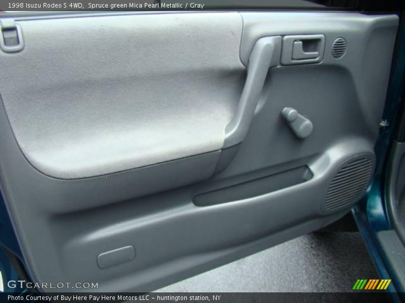 Spruce green Mica Pearl Metallic / Gray 1998 Isuzu Rodeo S 4WD