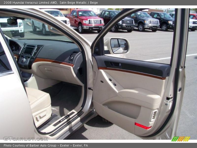 Satin Beige Metallic / Beige 2008 Hyundai Veracruz Limited AWD