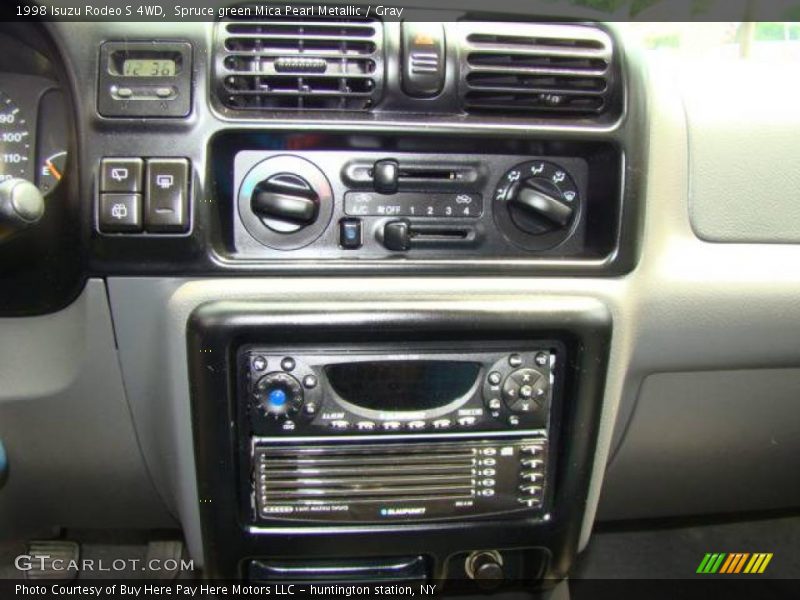 Spruce green Mica Pearl Metallic / Gray 1998 Isuzu Rodeo S 4WD