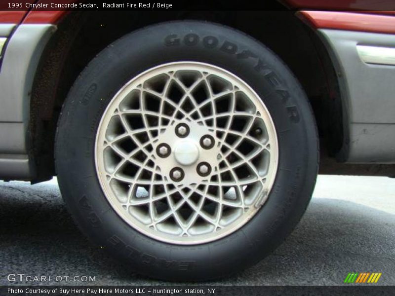 Radiant Fire Red / Beige 1995 Chrysler Concorde Sedan
