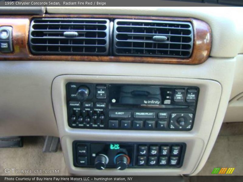 Radiant Fire Red / Beige 1995 Chrysler Concorde Sedan