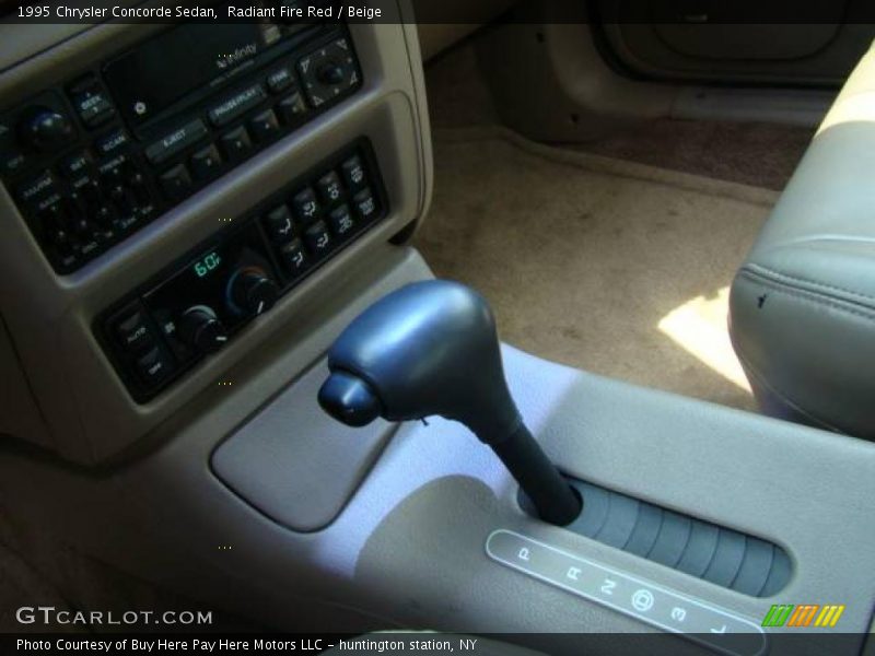 Radiant Fire Red / Beige 1995 Chrysler Concorde Sedan