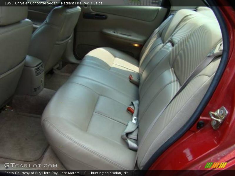 Radiant Fire Red / Beige 1995 Chrysler Concorde Sedan