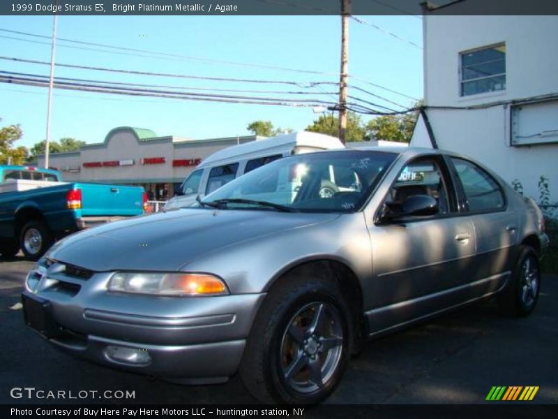 Bright Platinum Metallic / Agate 1999 Dodge Stratus ES