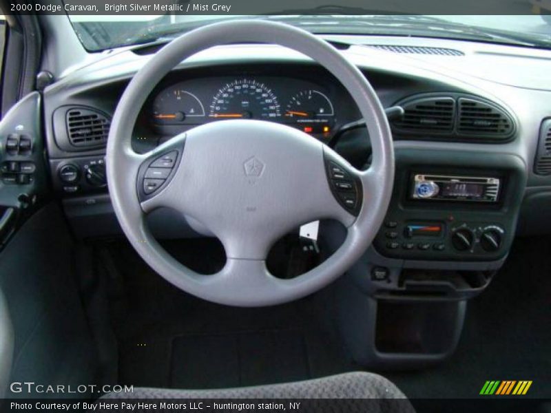 Bright Silver Metallic / Mist Grey 2000 Dodge Caravan