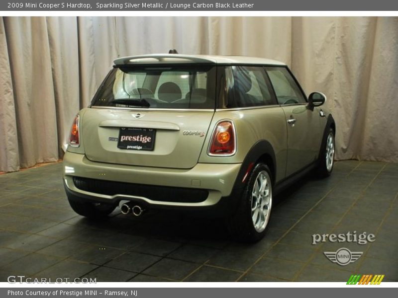 Sparkling Silver Metallic / Lounge Carbon Black Leather 2009 Mini Cooper S Hardtop
