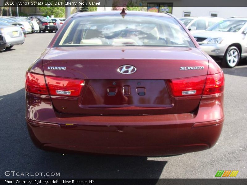 Dark Cherry Red / Camel 2010 Hyundai Sonata GLS