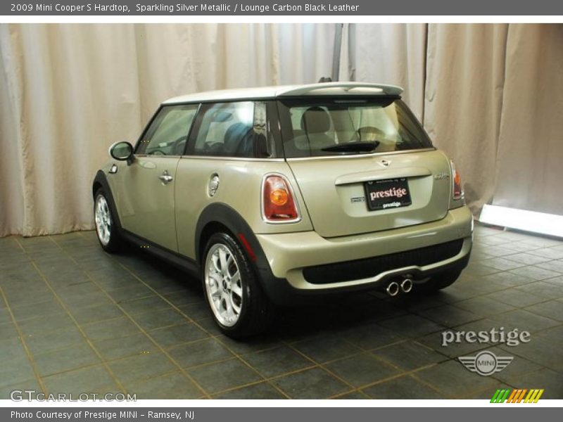 Sparkling Silver Metallic / Lounge Carbon Black Leather 2009 Mini Cooper S Hardtop