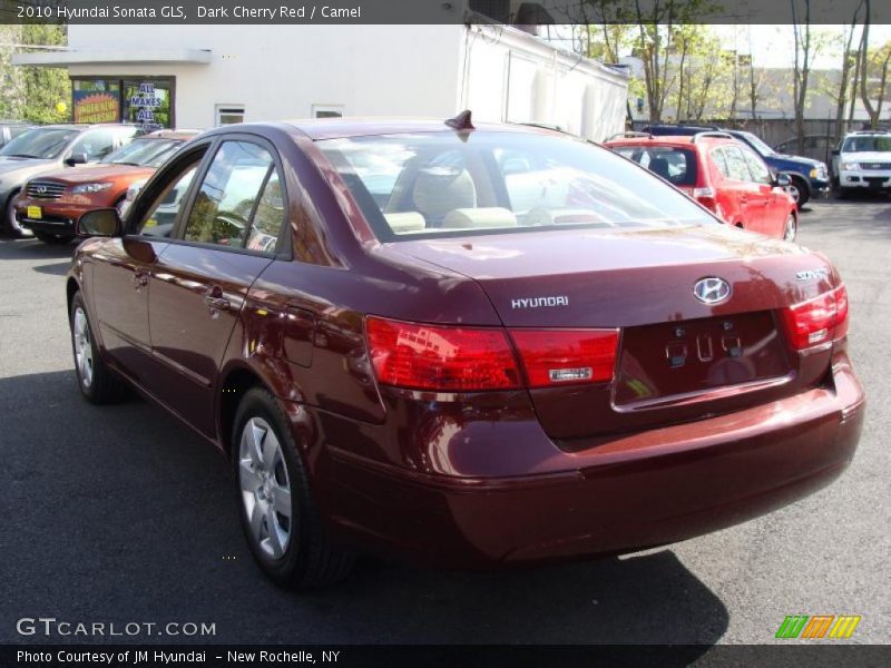 Dark Cherry Red / Camel 2010 Hyundai Sonata GLS