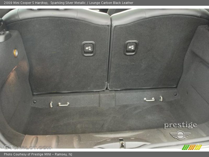 Sparkling Silver Metallic / Lounge Carbon Black Leather 2009 Mini Cooper S Hardtop