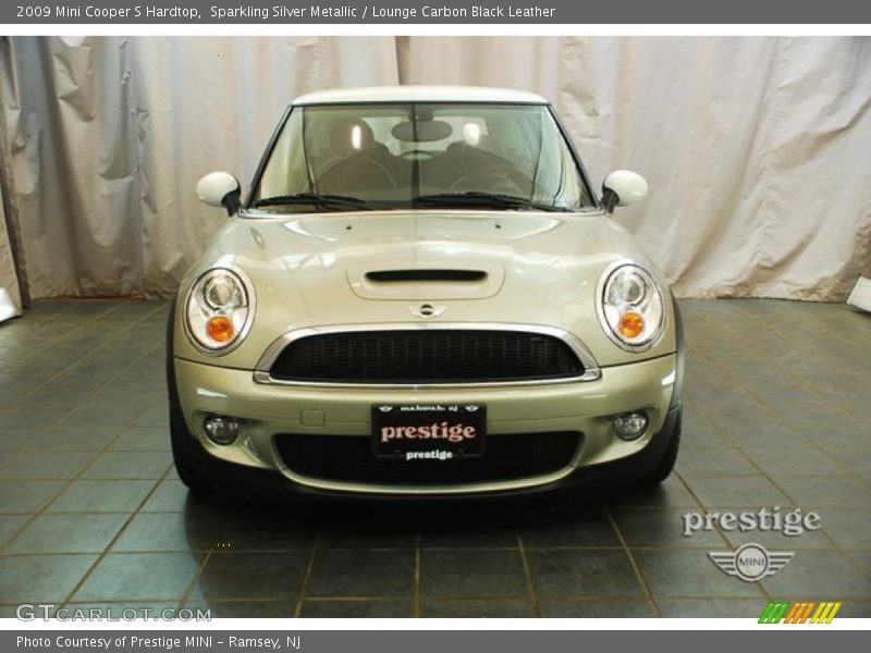Sparkling Silver Metallic / Lounge Carbon Black Leather 2009 Mini Cooper S Hardtop