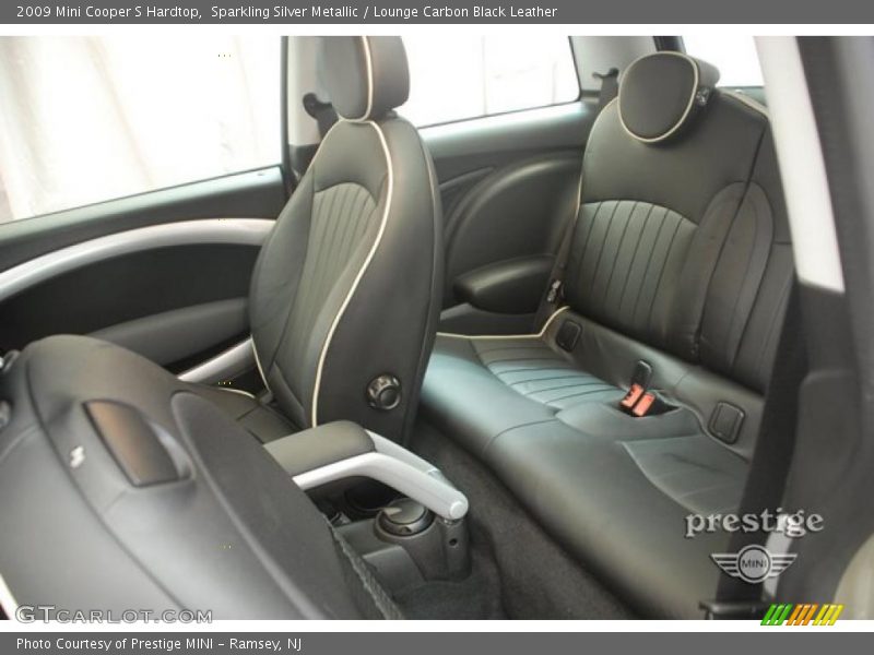Sparkling Silver Metallic / Lounge Carbon Black Leather 2009 Mini Cooper S Hardtop