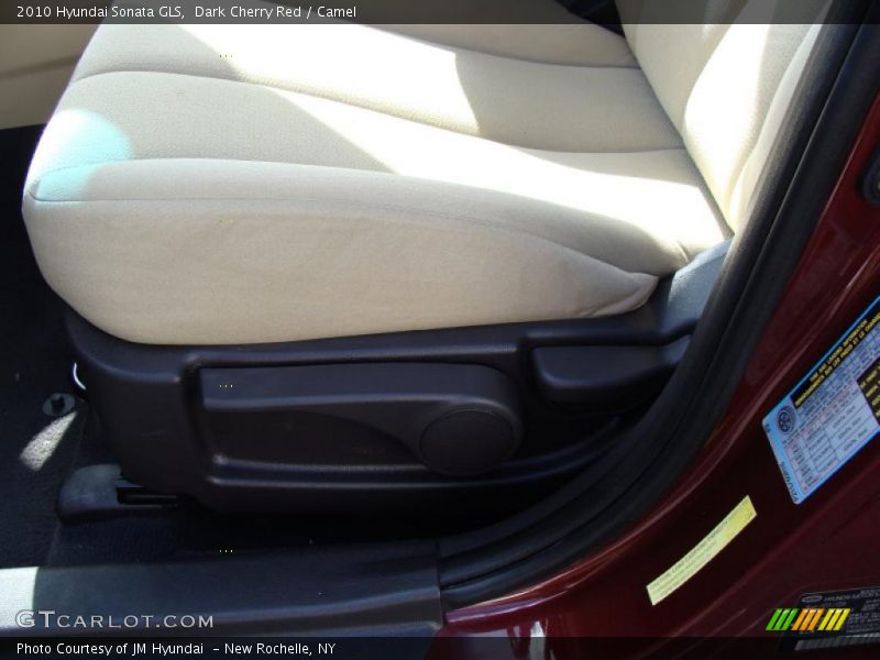 Dark Cherry Red / Camel 2010 Hyundai Sonata GLS