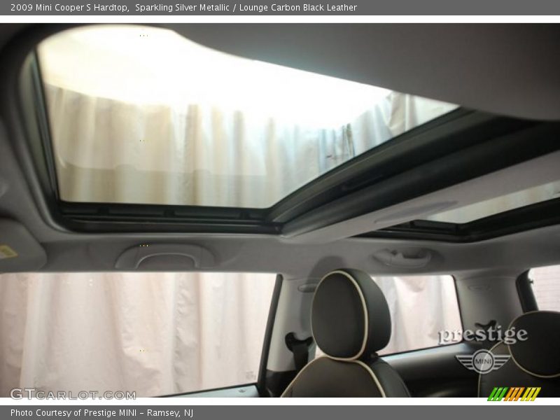 Sparkling Silver Metallic / Lounge Carbon Black Leather 2009 Mini Cooper S Hardtop