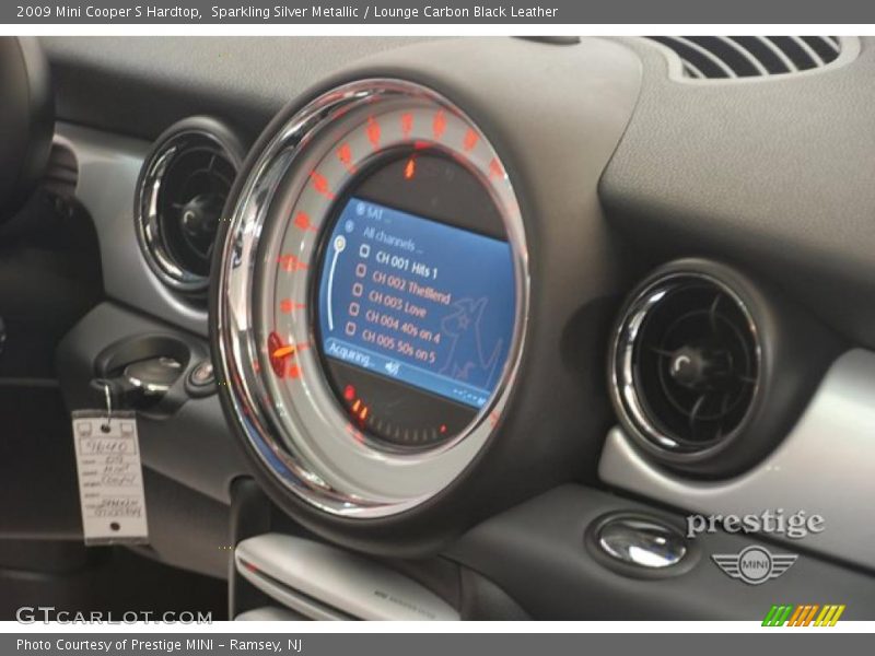 Sparkling Silver Metallic / Lounge Carbon Black Leather 2009 Mini Cooper S Hardtop