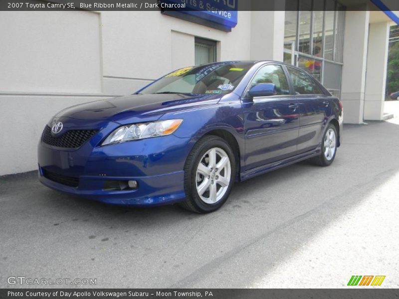 Blue Ribbon Metallic / Dark Charcoal 2007 Toyota Camry SE