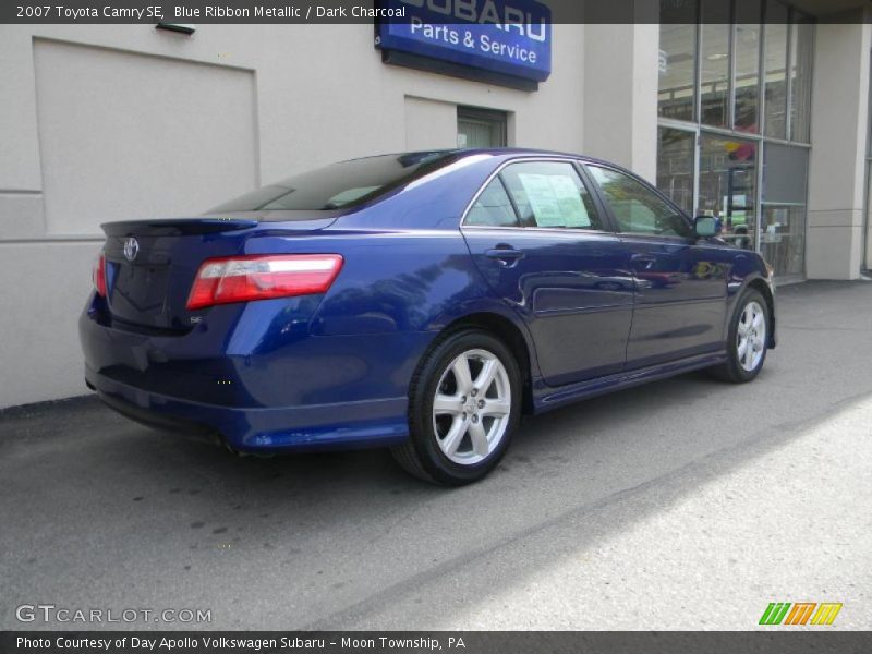 Blue Ribbon Metallic / Dark Charcoal 2007 Toyota Camry SE