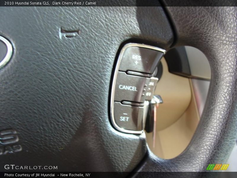 Dark Cherry Red / Camel 2010 Hyundai Sonata GLS