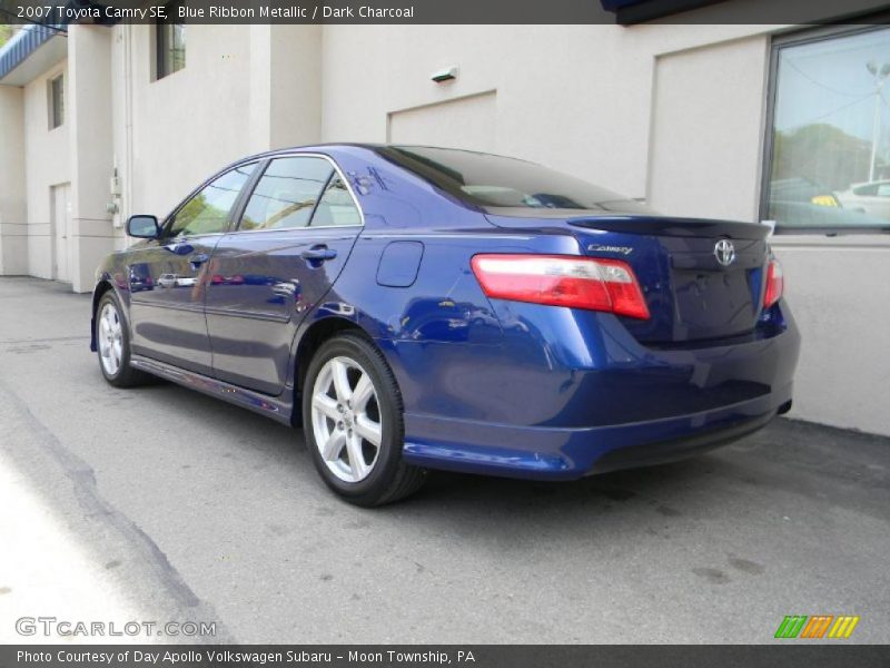 Blue Ribbon Metallic / Dark Charcoal 2007 Toyota Camry SE