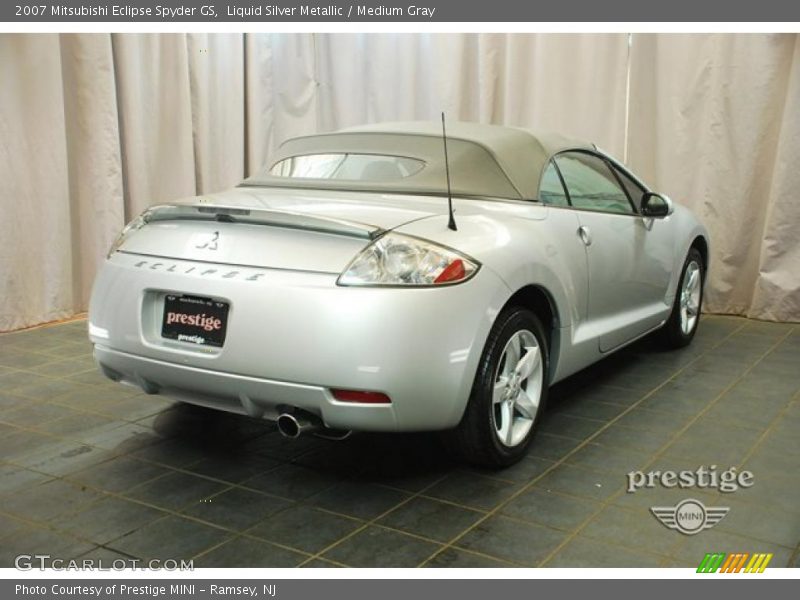 Liquid Silver Metallic / Medium Gray 2007 Mitsubishi Eclipse Spyder GS