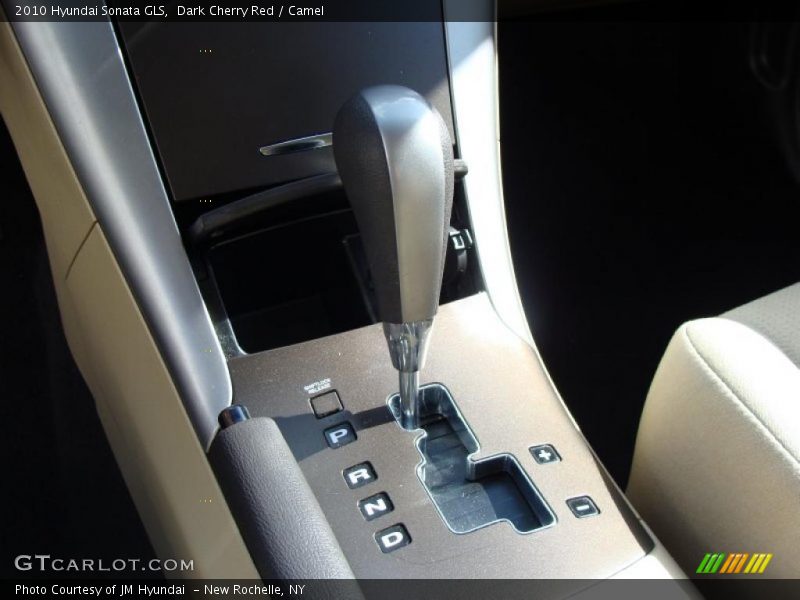 Dark Cherry Red / Camel 2010 Hyundai Sonata GLS