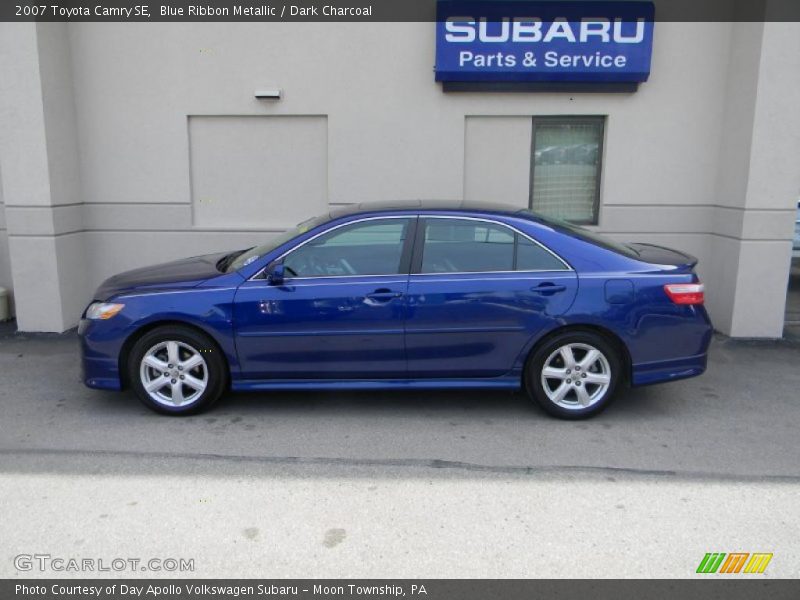 Blue Ribbon Metallic / Dark Charcoal 2007 Toyota Camry SE