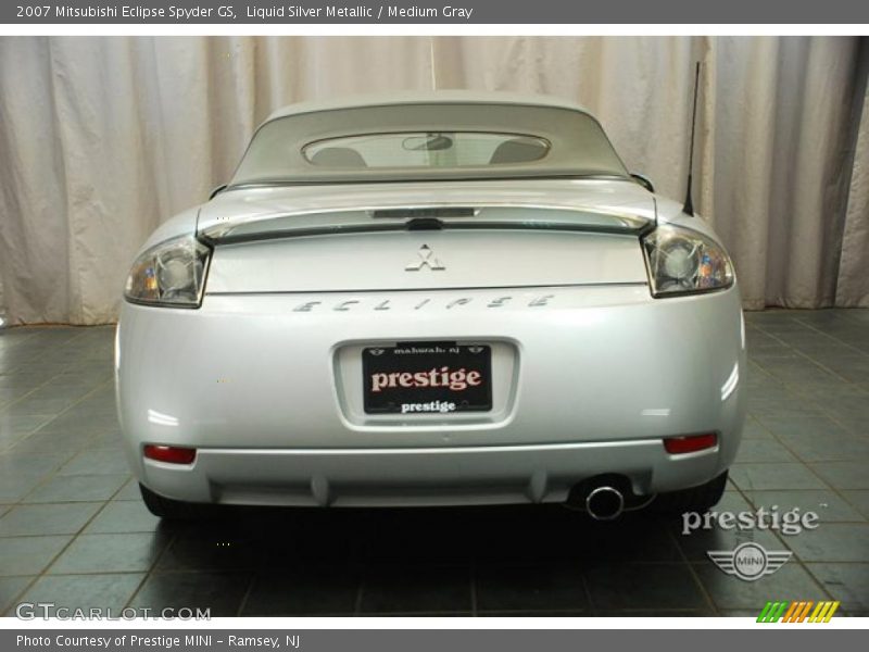 Liquid Silver Metallic / Medium Gray 2007 Mitsubishi Eclipse Spyder GS