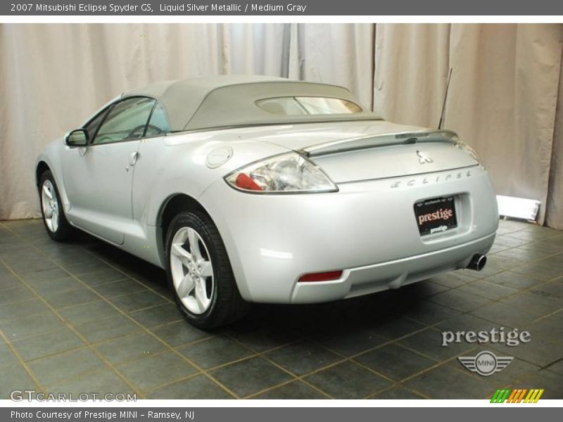 Liquid Silver Metallic / Medium Gray 2007 Mitsubishi Eclipse Spyder GS