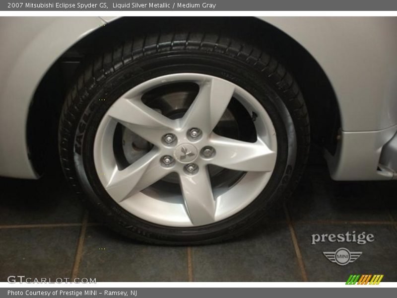 Liquid Silver Metallic / Medium Gray 2007 Mitsubishi Eclipse Spyder GS
