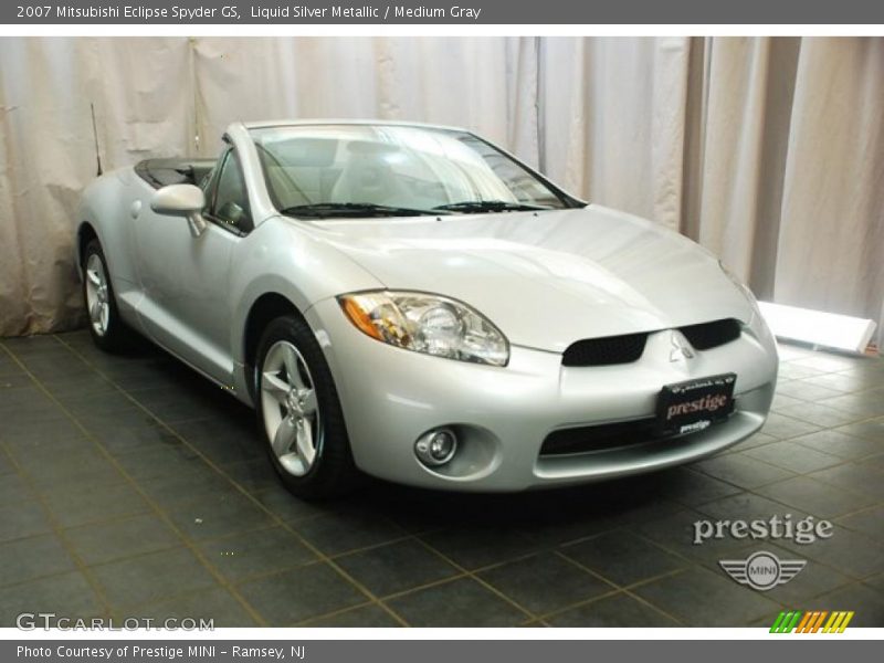 Liquid Silver Metallic / Medium Gray 2007 Mitsubishi Eclipse Spyder GS