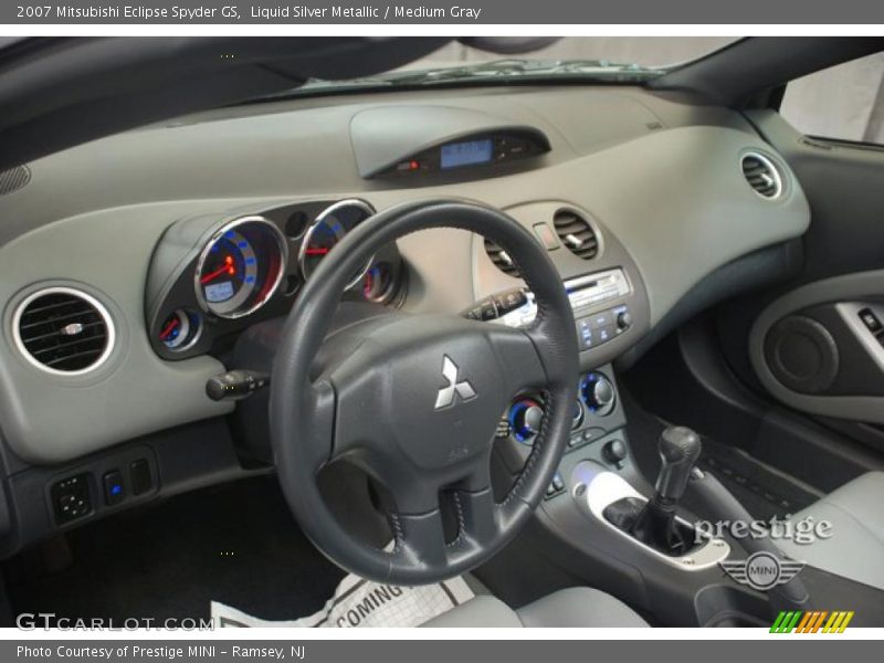 Liquid Silver Metallic / Medium Gray 2007 Mitsubishi Eclipse Spyder GS