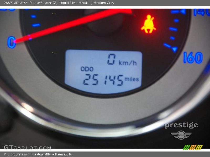 Liquid Silver Metallic / Medium Gray 2007 Mitsubishi Eclipse Spyder GS