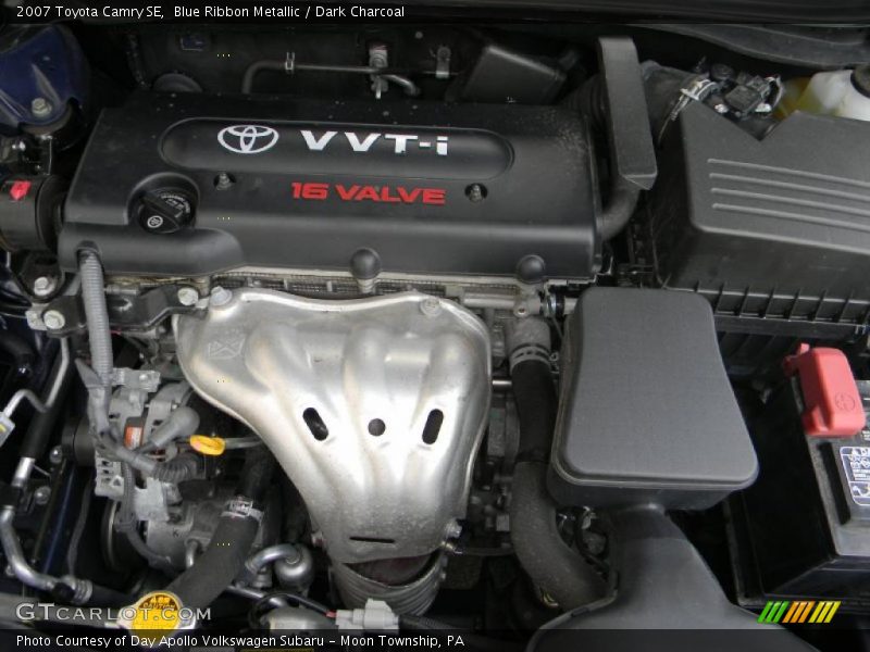 Blue Ribbon Metallic / Dark Charcoal 2007 Toyota Camry SE