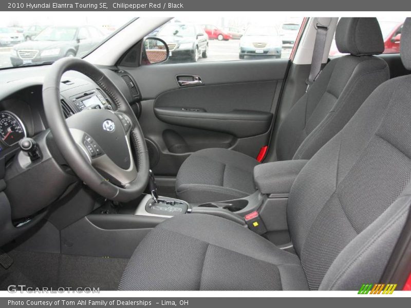 Chilipepper Red / Black 2010 Hyundai Elantra Touring SE