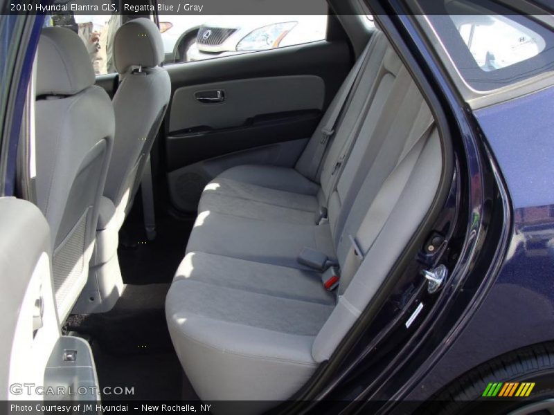 Regatta Blue / Gray 2010 Hyundai Elantra GLS