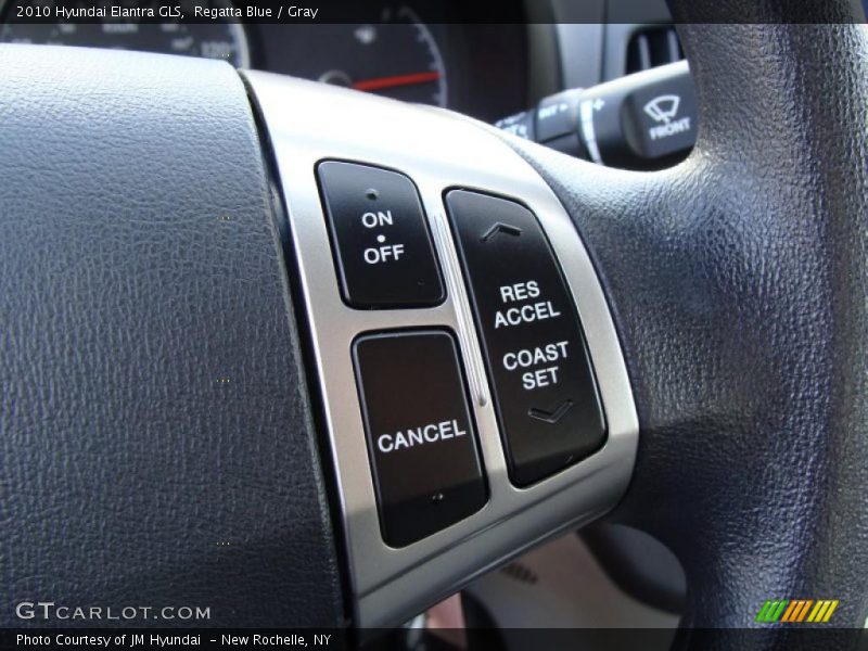 Regatta Blue / Gray 2010 Hyundai Elantra GLS