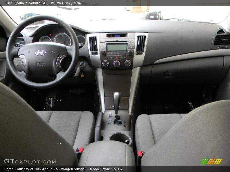 Willow Gray / Gray 2009 Hyundai Sonata GLS