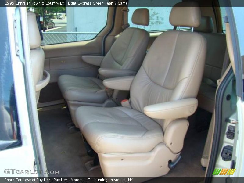 Light Cypress Green Pearl / Camel 1999 Chrysler Town & Country LX