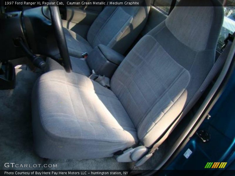 Cayman Green Metallic / Medium Graphite 1997 Ford Ranger XL Regular Cab